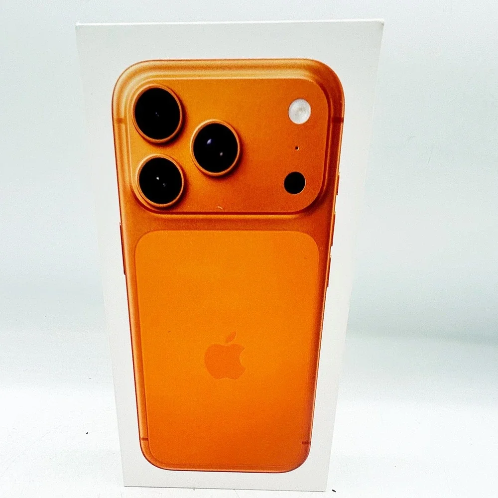 Apple iPhone 17 Pro Box Only Orange‎ Excellent Empty Replacement Box